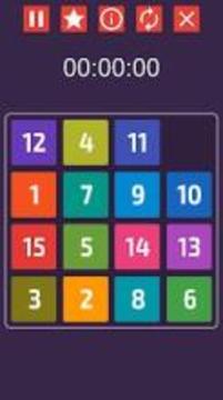 Colourful 15 Puzzle - Classic Game游戏截图4