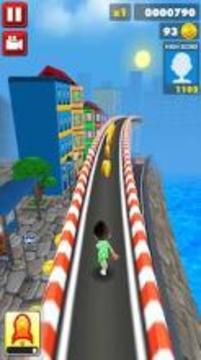 Subway Bus & Train Surf Skate Runner游戏截图1