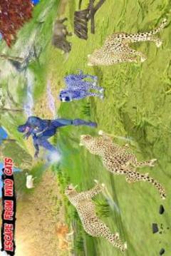 Multi Cheetah Speed hero Vs Wild Animals游戏截图4