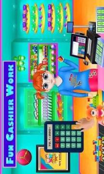Toy Store Shopping Mall: Cash Register Girl Game游戏截图5