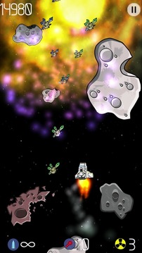 Phoenix Asteroid Run FREE游戏截图2