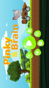 Pinky Racing And Brain Run游戏截图1