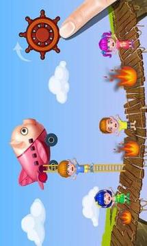 Super Kids Fireman Rescue Game游戏截图3