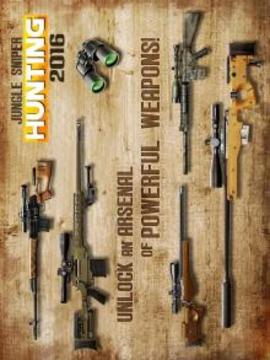 Jungle Sniper Hunting 3D 2016游戏截图2