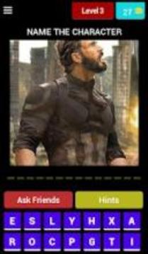Avengers Infinity War: Guess the Marvel Hero游戏截图3