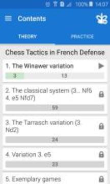 Chess Tactics in French Defense游戏截图2