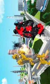 Futuristic Robot Transforming Gorilla Attack City游戏截图5