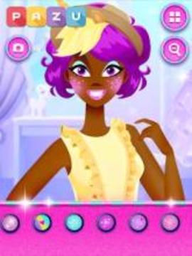 Makeup Girls Unicorn - Makeover Salon Game游戏截图2