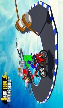 Impossible Moto Bike Game游戏截图2