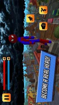 Stickman Spider Hero 3D游戏截图3