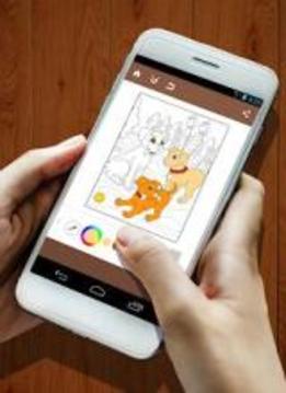 Dog Coloring Book游戏截图5