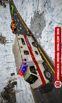 Ambulance Driver Simulator 3D Winter Snow Rescue游戏截图3