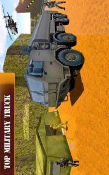 Army Oil Tanker Off-road Truck Game游戏截图2