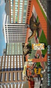 Jungle Dino Truck Transport 3D游戏截图1
