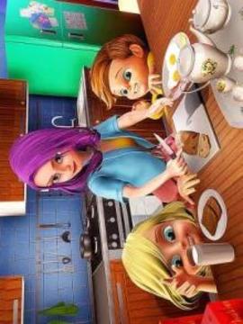 Virtual Mother Family Fun Kids Simulator游戏截图4