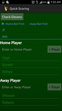 Quick Cricket Scorer游戏截图4