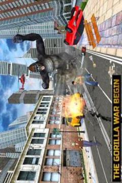 Big Foot Gorilla Giant City Smasher Rampage Game游戏截图3