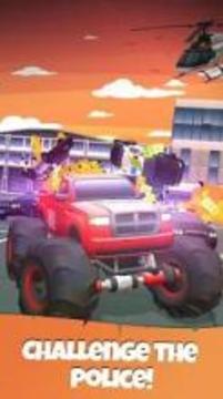 Monster Truck vs Cops游戏截图2