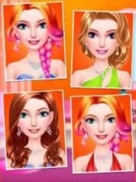 School Girl Hair Style Salon - Makeup & Dressup游戏截图1