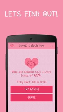 Love Test Calculator游戏截图4