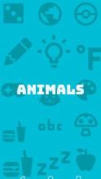 Animals- Learn, Spell, Quiz, Draw, Color & Games游戏截图1