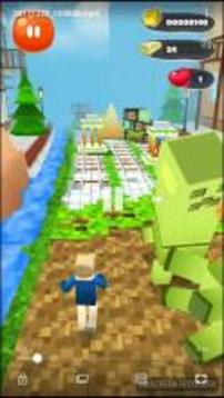 Subway Surf : Pixel Zombie Run游戏截图3