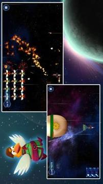 Chicken Shoot Galaxy Invaders!游戏截图3