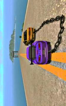 Chained Cars Traffic Racer Chain Break Stunt Game游戏截图4