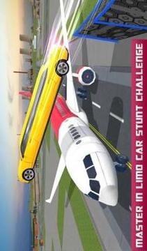 Skydiving Limousine Car Stunt Racing Car Driving游戏截图4