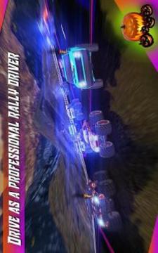 Monster Truck Racing Halloween Town游戏截图4