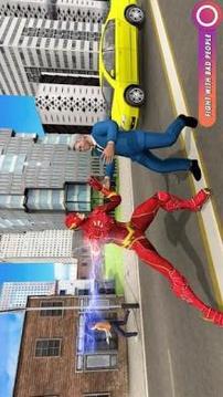 Speed Flash Superhero Fighting City Rescue游戏截图4