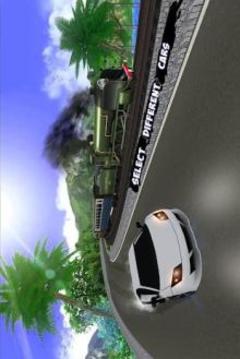 Train vs Super Car Racing Challenge游戏截图2