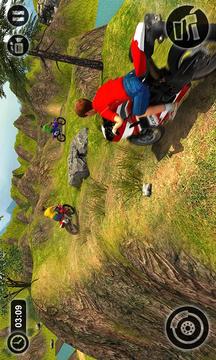 Kids Downhill Mountain Motorbike Riding游戏截图4