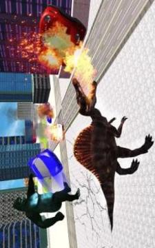 Dinosaur Rampage VS Robots City War游戏截图4