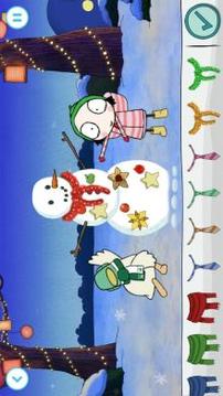 Sarah & Duck: Build a Snowman游戏截图4