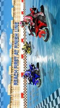 water surfing Motorbike Race Adventure游戏截图3