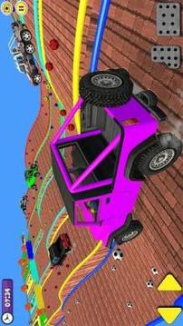 Superhero Offroad Jeep Race: Extreme Driving游戏截图1