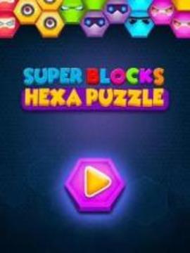 Super Blocks Hexa Puzzle - 2018游戏截图5