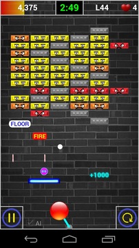 Angry Bricks - brick breaker游戏截图2