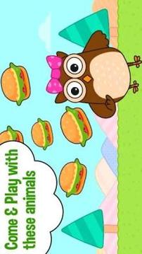 Eating Games For Kids - Feed The Hungry Animals游戏截图2