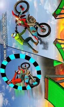 Bike Stunts Impossible Tracks Rider游戏截图3