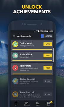 BETUP - Sports Betting Game & Live Scores游戏截图2