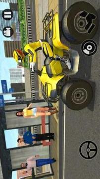 Modern City ATV Taxi Sim: Quad bike Simulator 2018游戏截图3