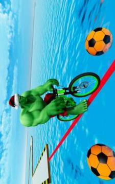 Super heroes Bike Race Free游戏截图2