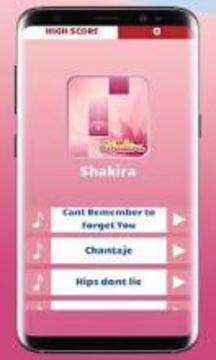 Shakira Piano Tiles Music游戏截图1