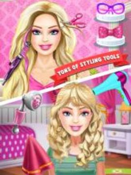 Fashion Doll Barbi Hair Salon游戏截图3