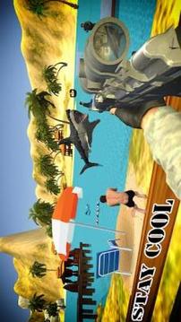 Shark Hunting 3d :Free Shark Shooter游戏截图1