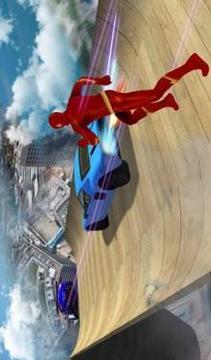 Speed Hero Airborne Mega Ramp in Vegas City游戏截图2