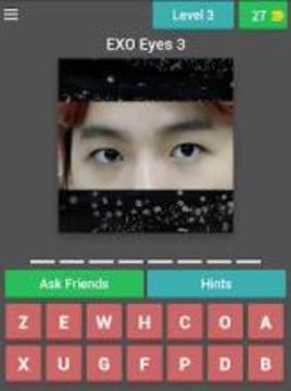 Guess EXO Member’s Eye Kpop Quiz Game.游戏截图3