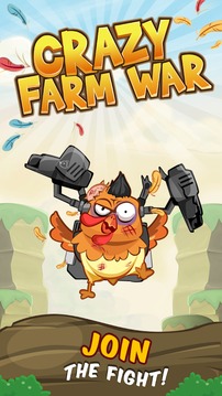 Crazy Farm War : Sheeps against Chickens游戏截图1